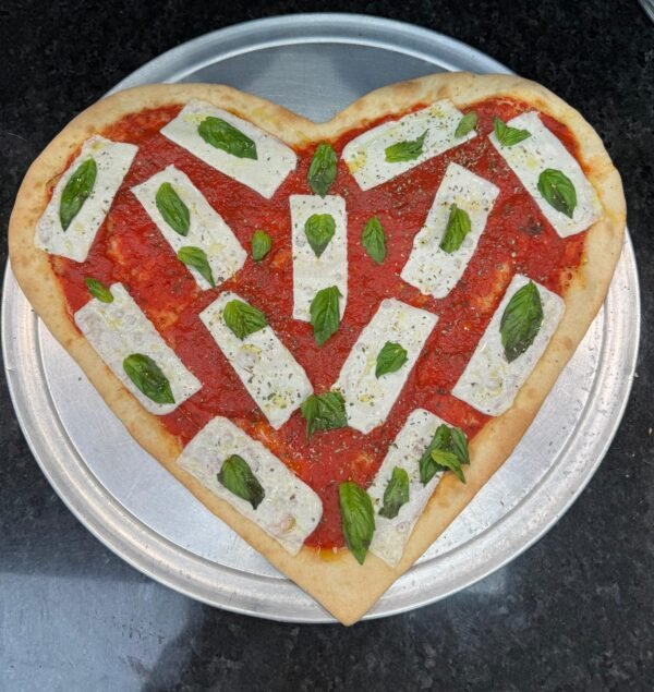 HEART SHAPED PIZZA